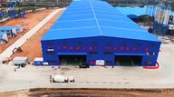Fábrica de taller de estructura de acero de 400 toneladas