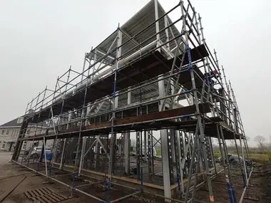 Edificio residencial de estructura de acero de tres plantas (Países Bajos)
