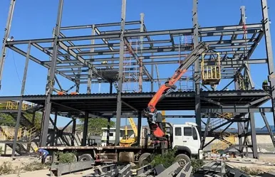 Proyecto de estructura metálica de varios pisos en Venezuela