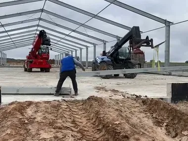 Estructura de acero galvanizado en caliente para edificios de granjas avícolas