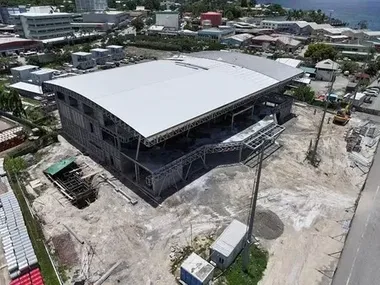 Centro de venta de billetes portuario con estructura de acero de 4744m² (Islas Salomón)