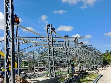 Centro logístico de almacén con estructura de acero de 9855m² (Davao, Filipinas)