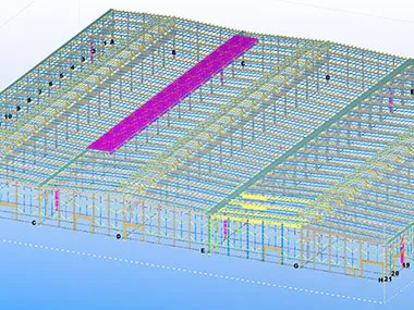 Proyecto de taller con estructura metálica en México