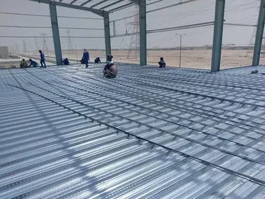 Almacén de acero de 1749m² con entrepiso (Doha, Qatar)